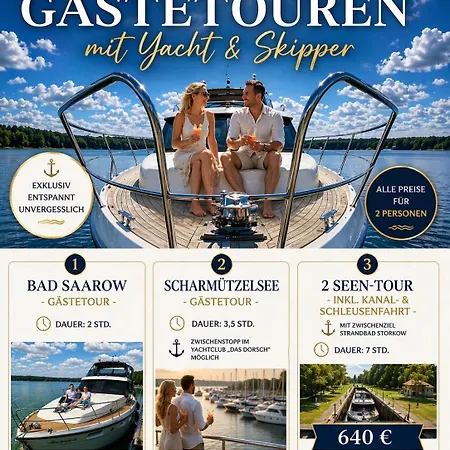 Hausboot Traumzeitboot Jutta - Exklusiver Festlieger In Perfekter Lage Am Scharmuetzelsee *