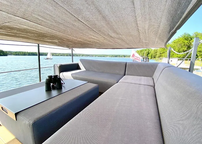 Bateau-hôtel Traumzeitboot Jutta - Exklusiver Festlieger In Perfekter Lage Am Scharmuetzelsee